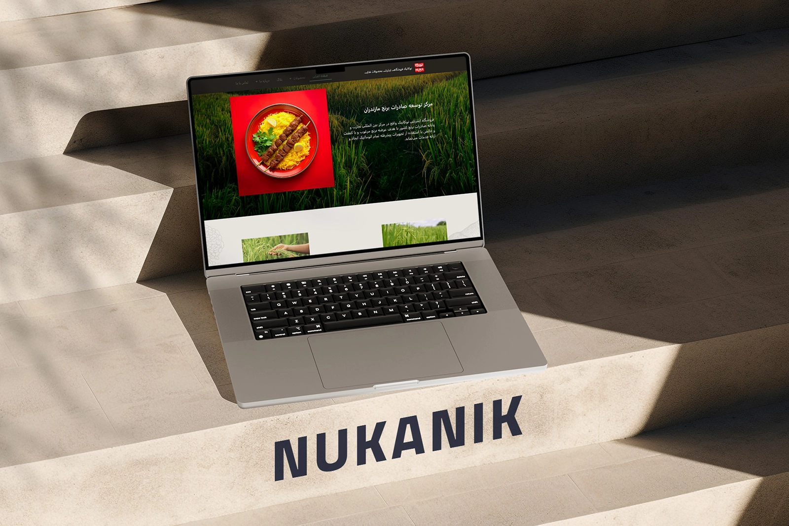 طراحی وب سایت فروشگاهی نوکانیک؛ فروش تنوعی از برنج ها